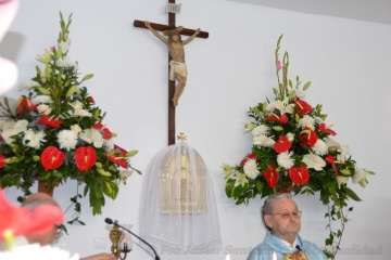 La Gavia procesiona a sus patronos en el último día de su fiesta (Foto Francisco Javier Santana)